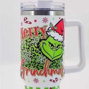 NIB Stanley 40 oz. Grinch Tumbler Merry Christmas Grinchmas H2.0 M
